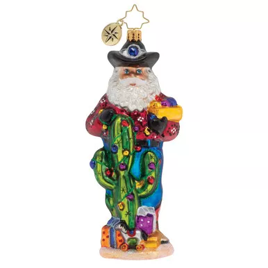 YeeHaw! Cowboy Santa! Ornament by Christopher Radko
