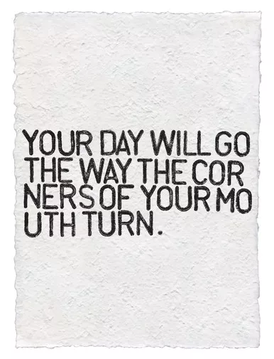 Your Day Will Go Handmade Paper Print by Sugarboo Designs