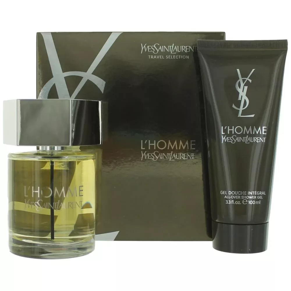 Yves Saint Laurent L'homme 2PC Gift Set EDT 3.3 oz