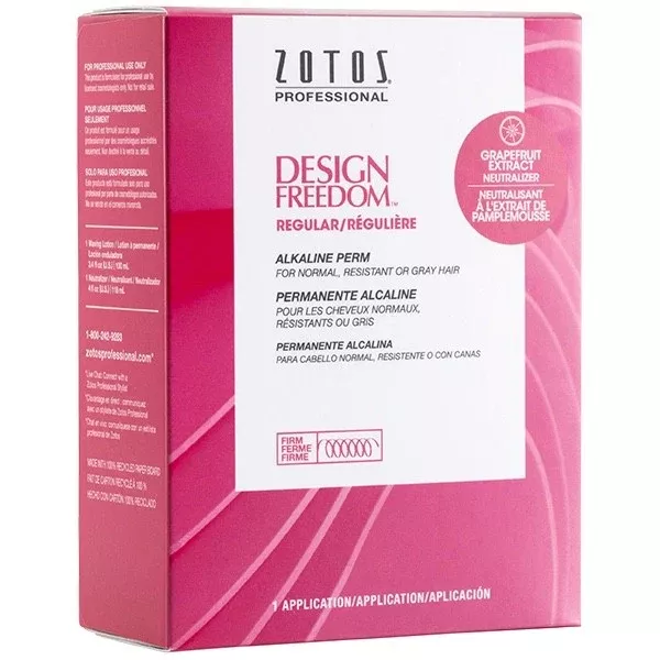 Zotos Design Freedom Regular Alkaline Perm/Normal,Resistant Or Gray Hair